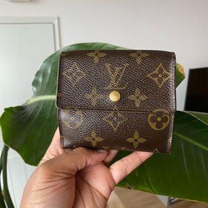 🔥 Louis Vuitton Monogram Portefeiulle Elise Trifold Wallet